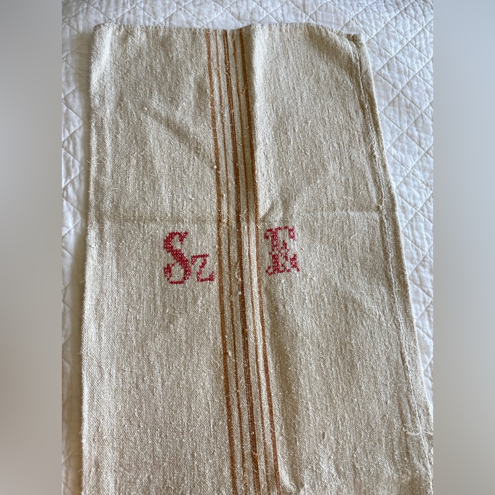 Vintage European Linen Grain Sack